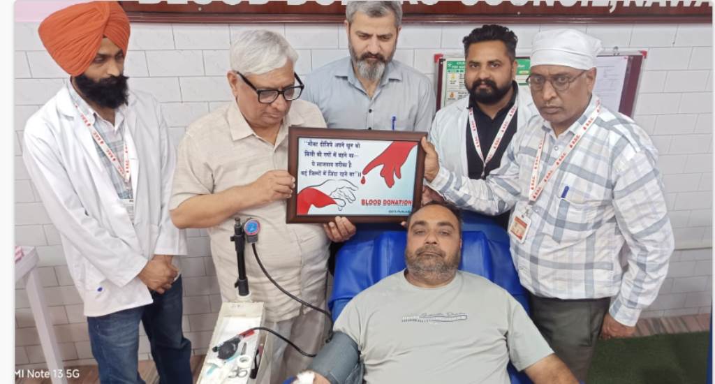 Make Blood Donation an Integral Part of Life Diseases Will Decrease Blessings Will Increase  Dr Ajay Bagga